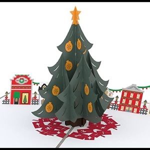 Lovepop Christmas Tree Village Pop-up Card
